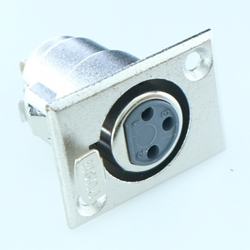 Embase XLR 3 broches femelle - Distri-Compo