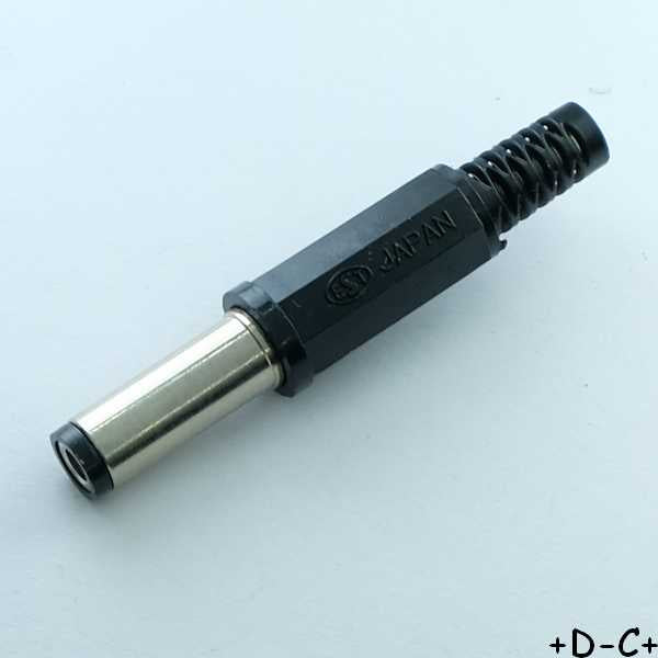 Fiche Jack alimentation mâle 2.5mm 5.5mm XNES/J 250 Lumberg