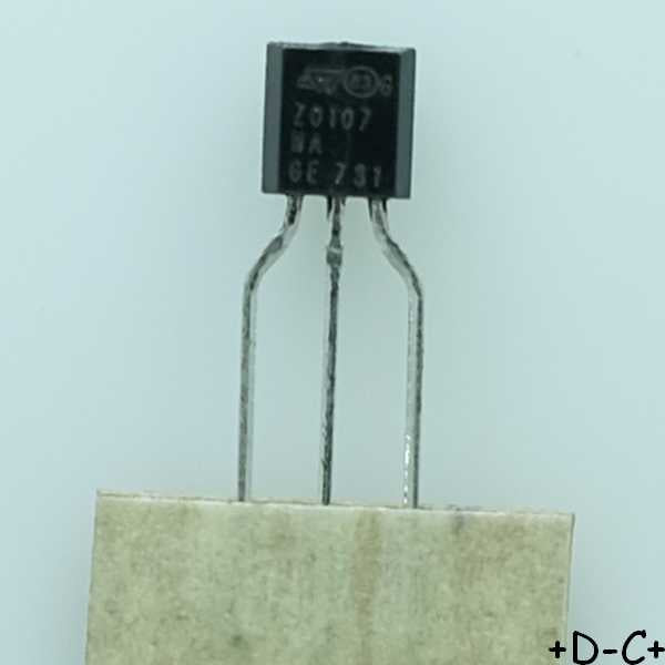Z0107MA Triac 600V 8.5A TO-92 STM RoHS