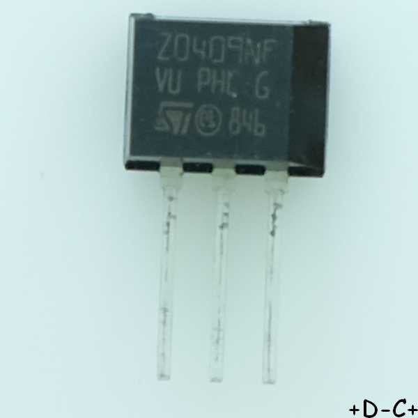 Z0409NF Triac 800V 21A TO-202 STM RoHS