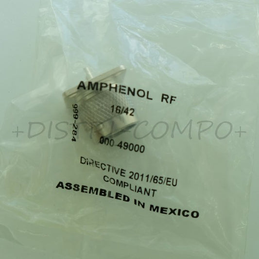 Embase N mâle 50ohm 11GHz 000-49000 Amphenol