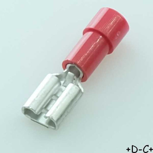 Cosse femelle 4.75x0.51mm rouge 0.80-0.35mm² 18-22AWG 190170012 Molex