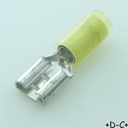 Cosse femelle 6.35x0.81mm jaune 2.0-3.30mm² 12-14AWG 190190052 Molex