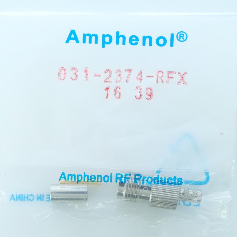 Connecteur TNC femelle 0Hz à 11GHz 50ohm à sertir 031-2374-RFX Amphenol - Distri-Compo