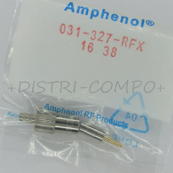 Connecteur BNC femelle 50ohm à sertir 031-327-RFX Amphenol RF