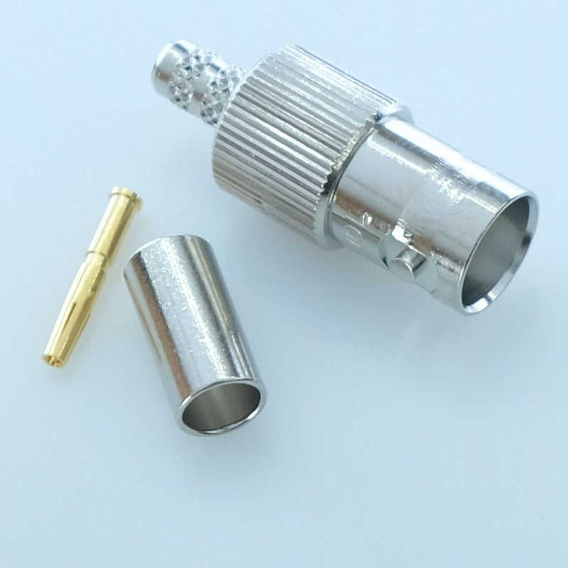 Connecteur BNC femelle 50ohm à sertir 031-327-RFX Amphenol RF - Distri-Compo