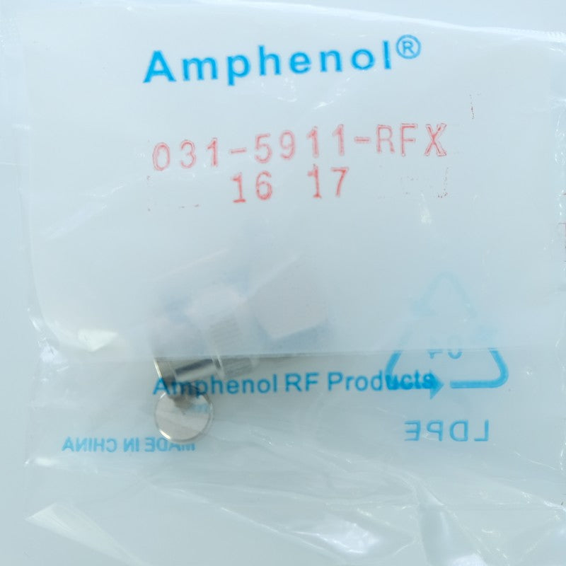 Connecteur BNC mâle à sertir RG58 031-5911-RFX Amphenol - Distri-Compo