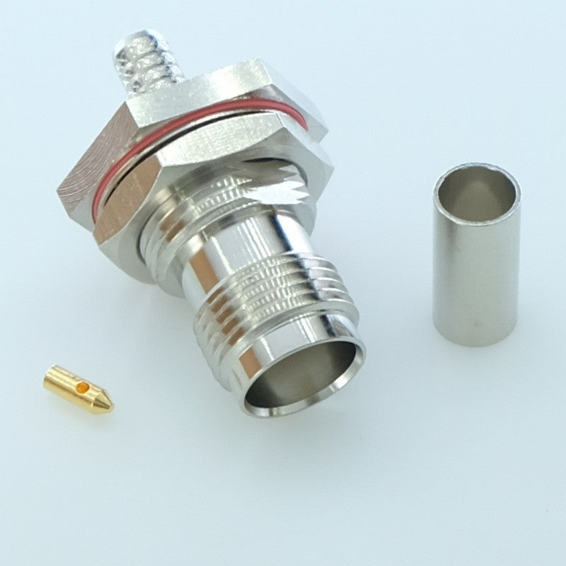 Connecteur TNC à sertir 0Hz to 6GHz 50Ohm AmphenolRF 031-6824 - Distri-Compo
