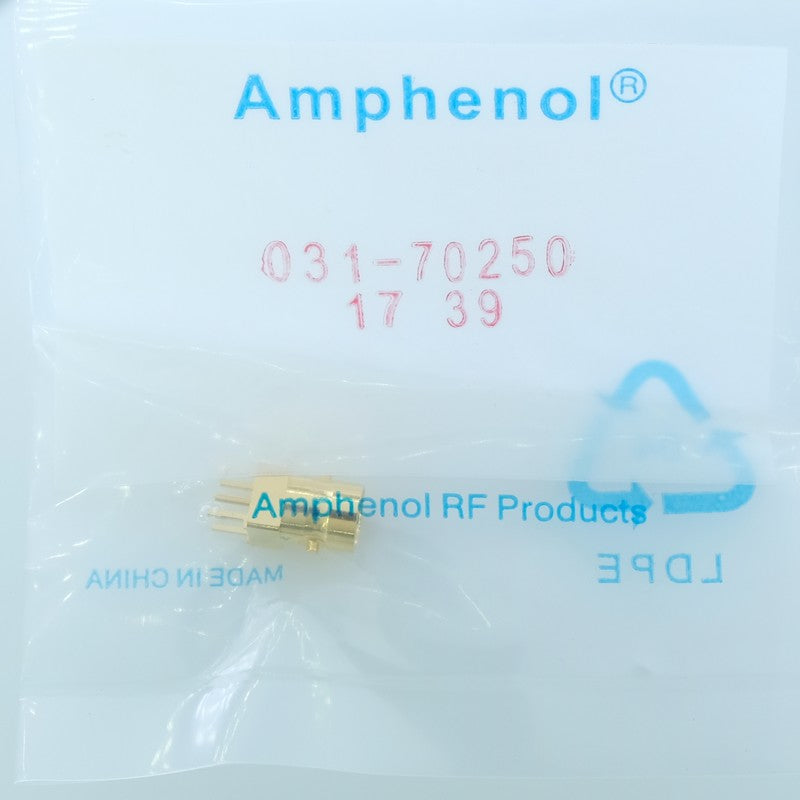 Embase Mini-BNC femelle 75ohm 4GHz 031-70250 Amphenol - Distri-Compo