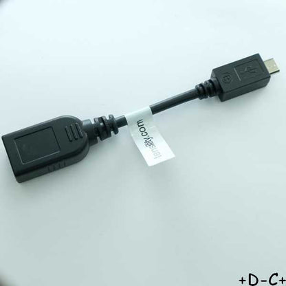 Cordon USB A femelle vers USB B micro mâle 28AWG 10cm 10-00650 Tensility