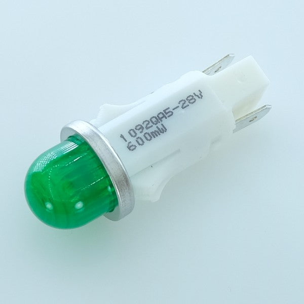 Indicateur LED vert montage panneau 28V 25mA 1092QA5-28V VCC