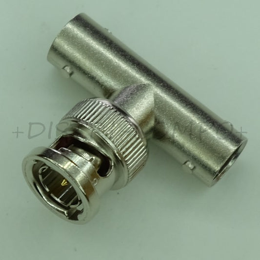 Adaptateur en TE BNC mâle vers 2 BNC femelles 75ohm 112462 Amphenol RF