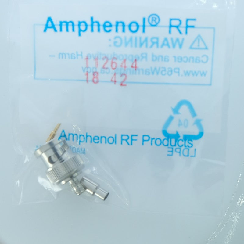 Fiche BNC mâle RG179 75ohm à sertir 112644 Amphenol RF - Distri-Compo