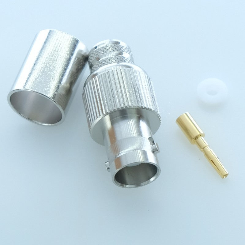 Connecteur BNC femelle à sertir 6GHz 50Ohm LMR-400-UF 112995 Amphenol - Distri-Compo