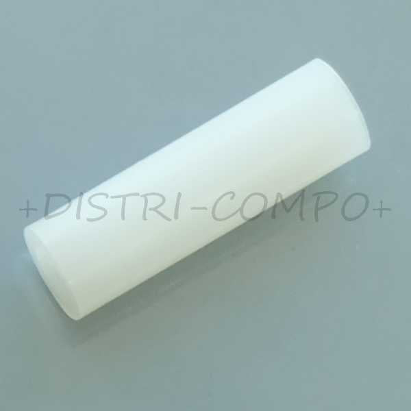 Entretoise Nylon rond ID3.54 OD6.35 L20.64 1133-6-N RAF - Distri-Compo