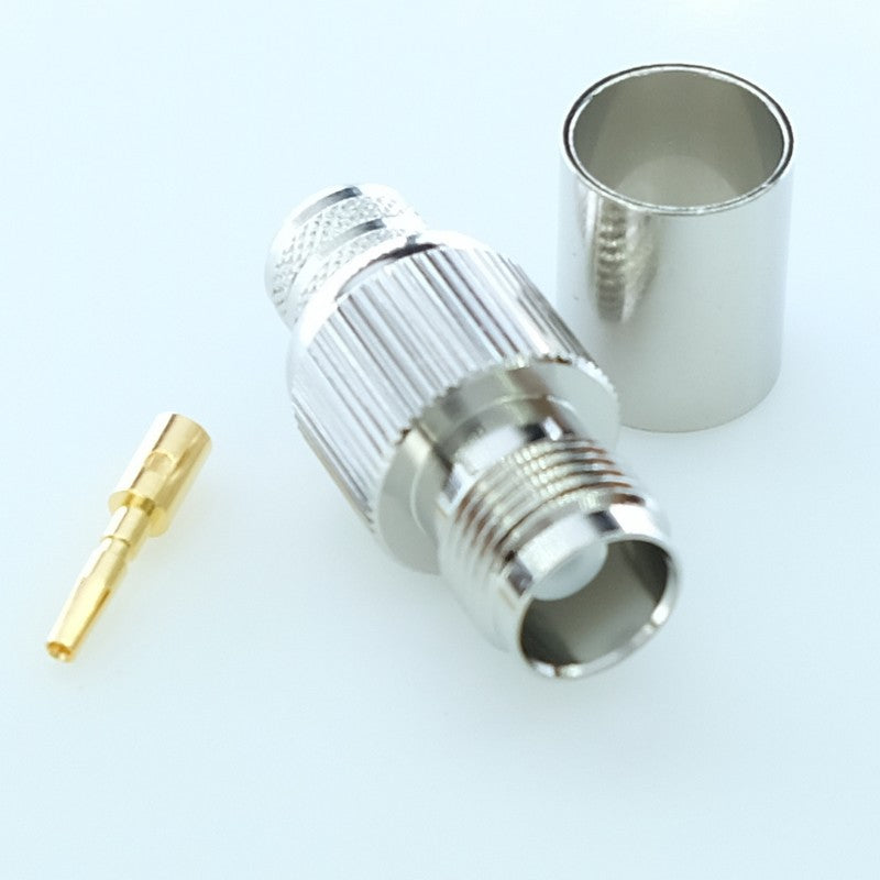 Connecteur TNC femelle à sertir 50Ohm 11GHz 122392 Amphenol RF - Distri-Compo