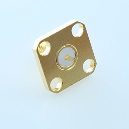 Embase SMA femelle 50ohm à souder 18GHz 132166 Amphenol - Distri-Compo