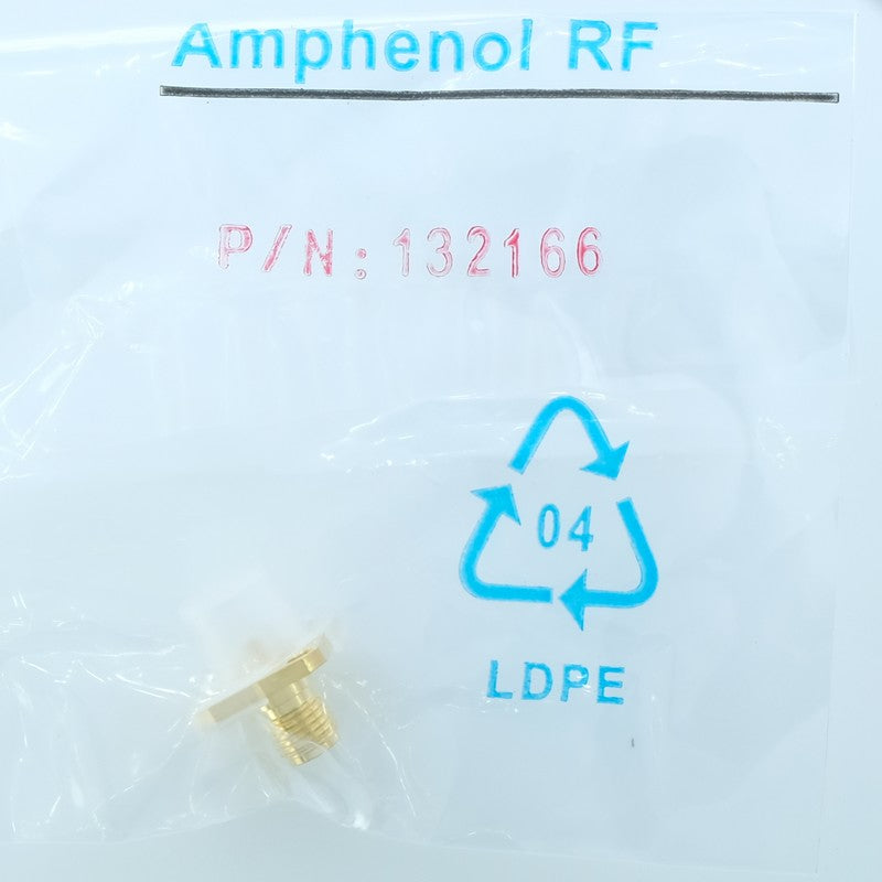 Embase SMA femelle 50ohm à souder 18GHz 132166 Amphenol - Distri-Compo