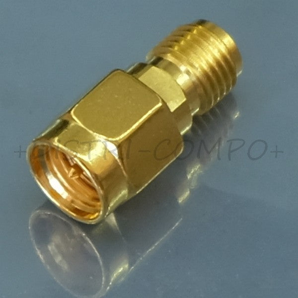 Adaptateur SMA mâle vers SMA RP femelle 50Ohm 132171RP Amphenol