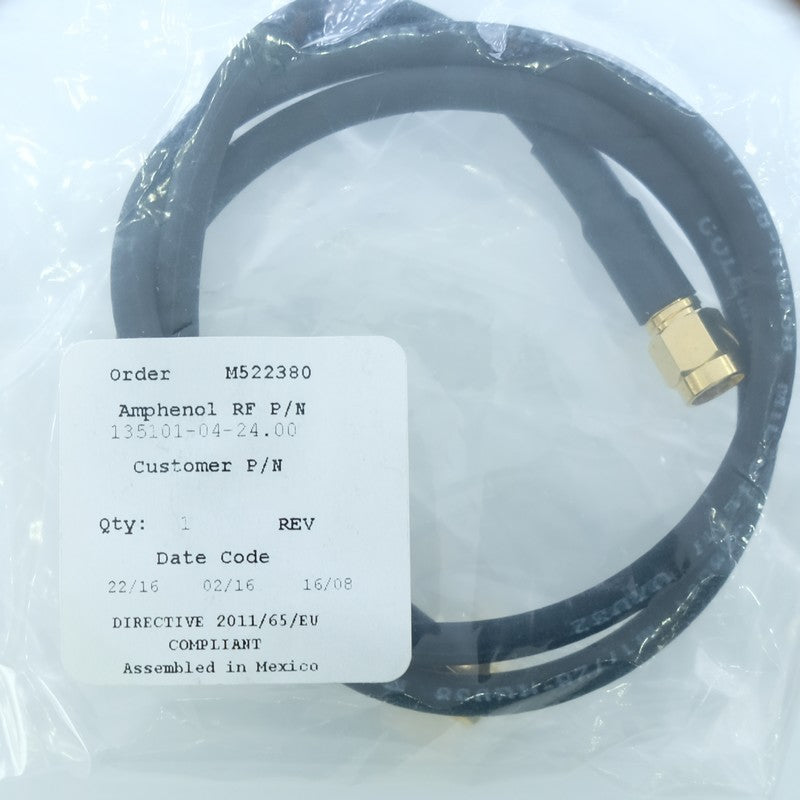 Câble SMA mâle vers SMA mâle RG58/U 50ohm 500mm 135101-04-24.00 Amphenol - Distri-Compo