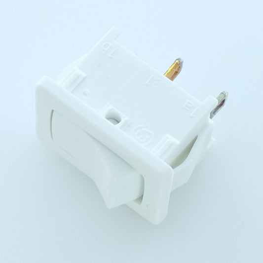 Commutateur à bascule SPST 10A 250VAC IP40 blanc 19.2x12.9mm Marquardt