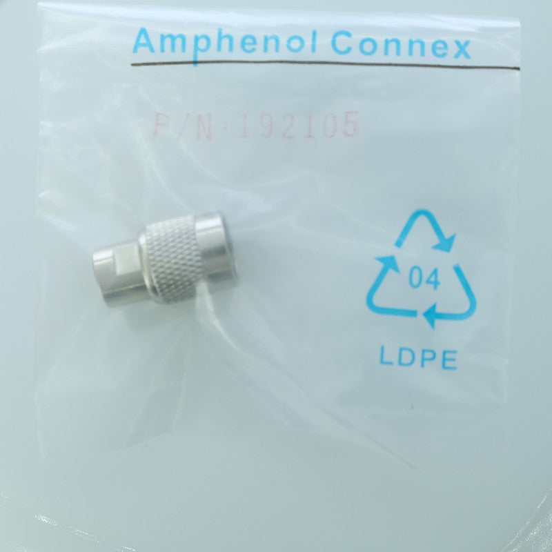 Adaptateur FME mâle vers TNC mâle 50ohm 192105 Amphenol - Distri-Compo