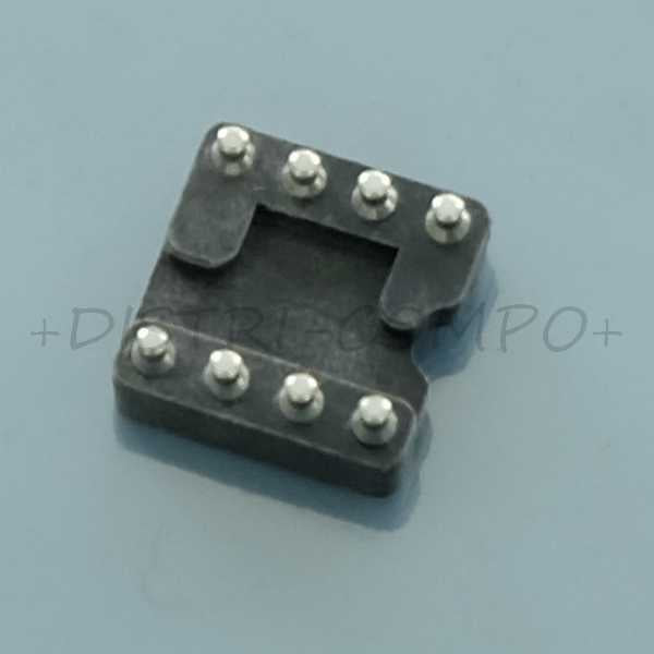 Support C.I. DIP-8 2.54mm vers support SMD 7.62mm 214-44-308-01 Mill Max