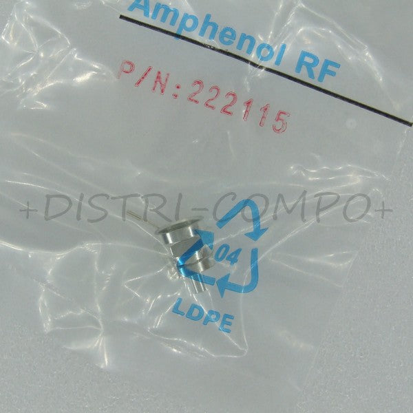 Connecteur coaxial F femelle 50ohm 0Hz to 2 GHz Amphenol RF 222115