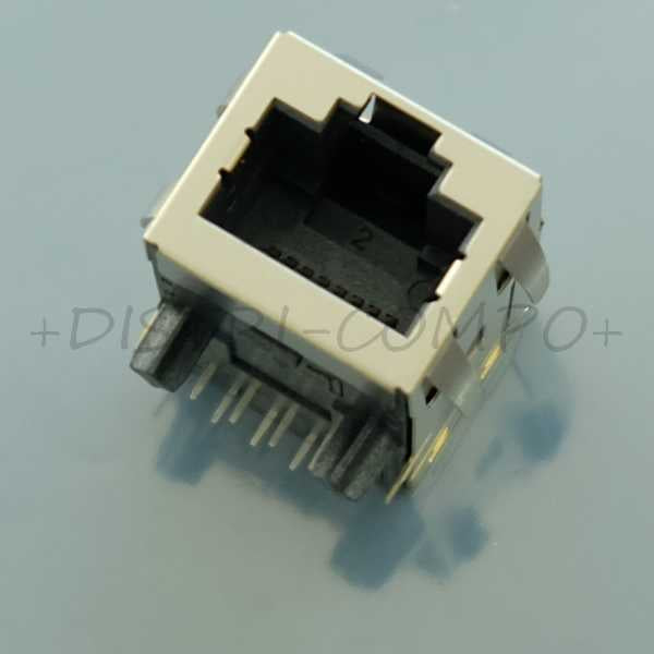 Embase RJ45 8 positions 1.27mm à souder Cat5 2301994-1 TE