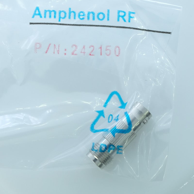 Adaptateur BNC femelle vers TNC femelle 50ohm 4GHz 242150 Amphenol RF - Distri-Compo