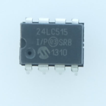 24LC515-I/P EEPROM I2C 512Kbit 64Kx8b 400kHz DIP-8 Microchip