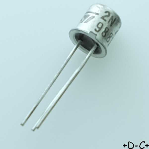 2N2906A Transistor BJT PNP TO-18 60V 600mA STM - Distri-Compo