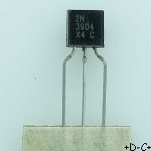 2N3904 Transistor BJT NPN 40V 200mA 625mW TO-92 Diotec - Distri-Compo