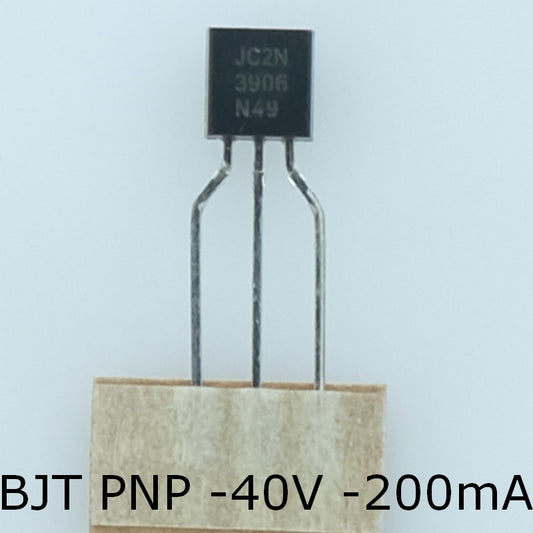 2N3906 Transistor BJT PNP -40V -200mA 625mW TO-92 ONS - Distri-Compo