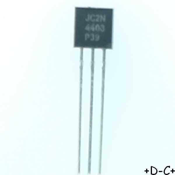 2N4403 Transistor PNP 40V 600mA TO-92 ONS RoHS - Distri-Compo