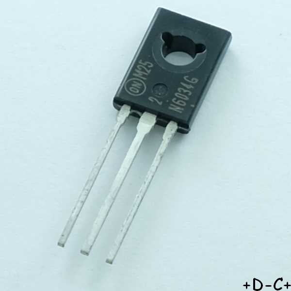 2N6034G Transistor Darlington PNP 40V 4A 40W TO-225 ONS