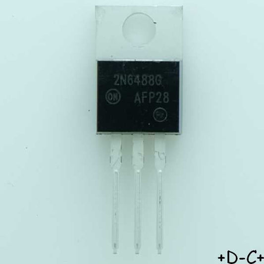 2N6488G Transistor BJT NPN 80V 15A 1800mW TO-220AB ONS RoHS