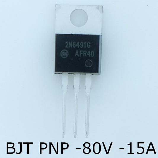 2N6491G Transistor BJT PNP 80V 15A 1800mW TO-220AB ONS - Distri-Compo