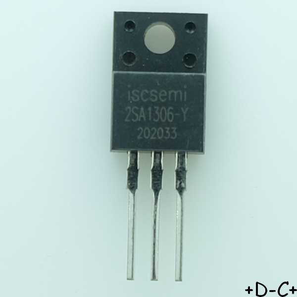 2SA1306 Transistor PNP 160V 1.5A TO-220ISO Inchange - Distri-Compo