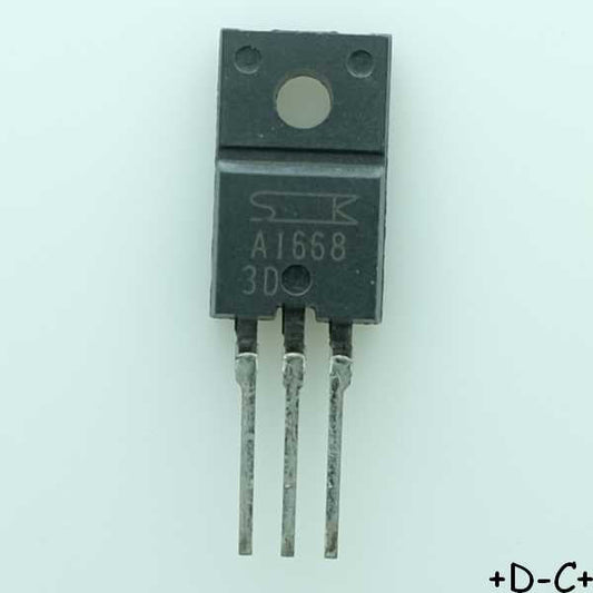 2SA1668 Transistor BJT PNP 200V 2A TO-220F Sanken