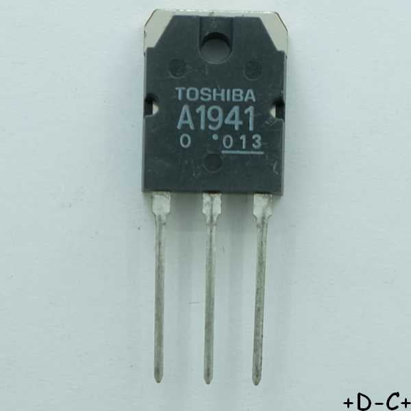 2SA1941 Transistor PNP -140V -10A TOP-3 Toshiba