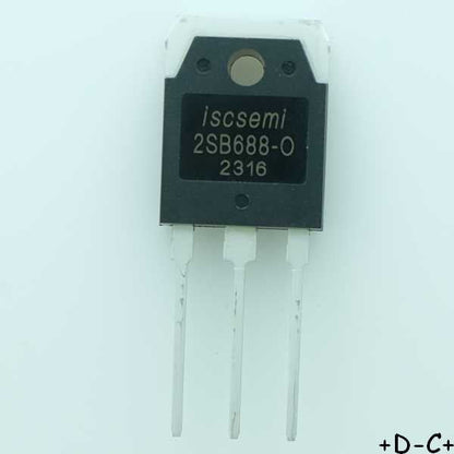 2SB688 Transistor PNP 120V 8A TOP-3 Inchange RoHS