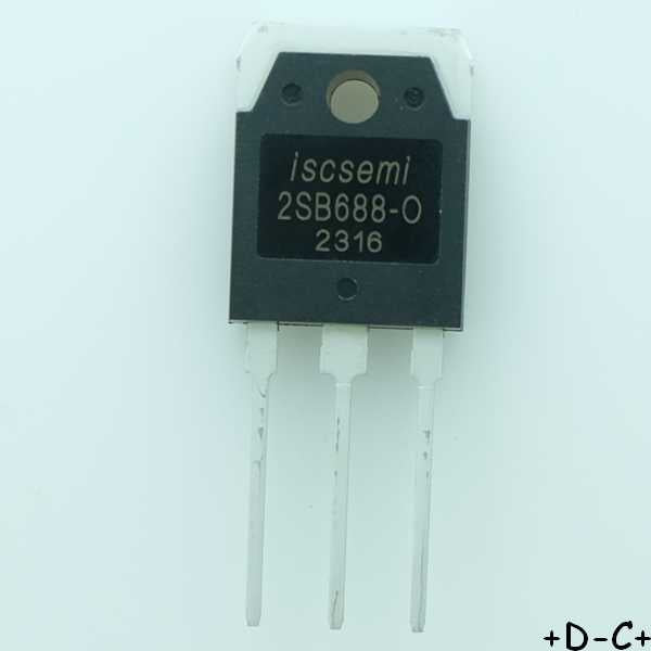2SB688 Transistor PNP 120V 8A TOP-3 Inchange