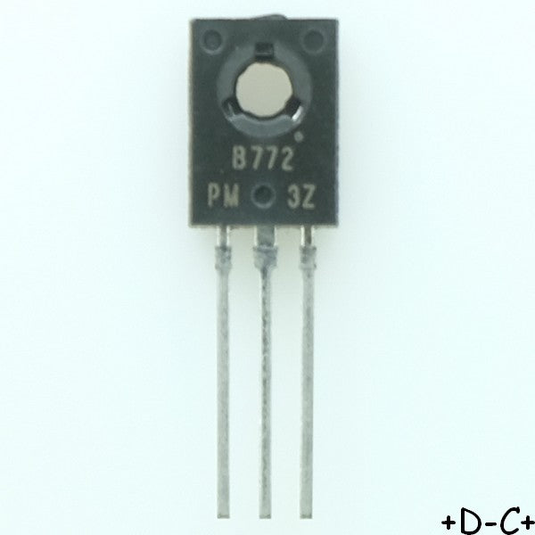 2SB772 Transistor BJT HF PNP 40V 3A 10W TO-126 Renesas