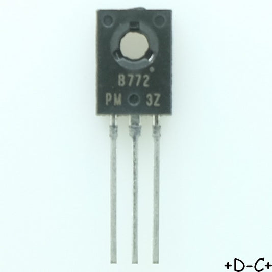 2SB772 Transistor BJT HF PNP 40V 3A 10W TO-126 Renesas