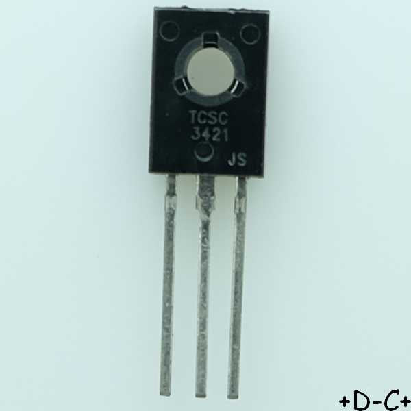 2SC3421 Transistor NPN 120V 1A 1.5W TO-126 CDIL RoHS