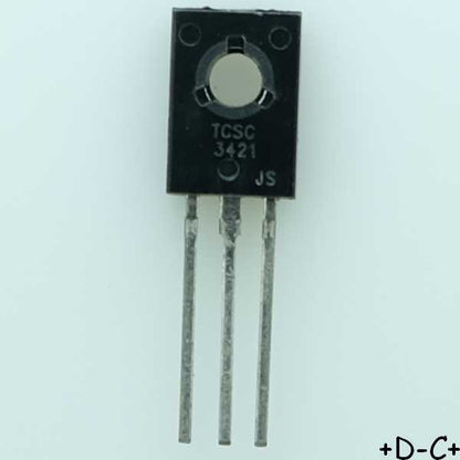2SC3421 Transistor NPN 120V 1A 1.5W TO-126 CDIL RoHS