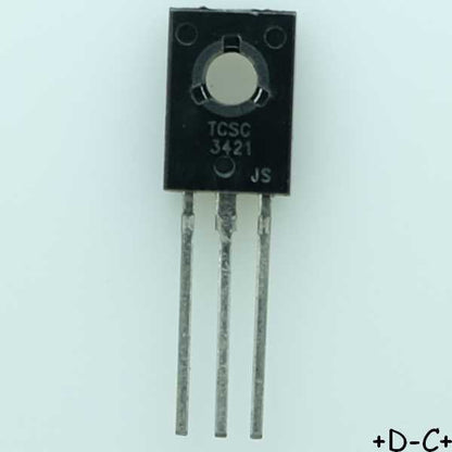2SC3421 Transistor NPN 120V 1A 1.5W TO-126 CDIL RoHS