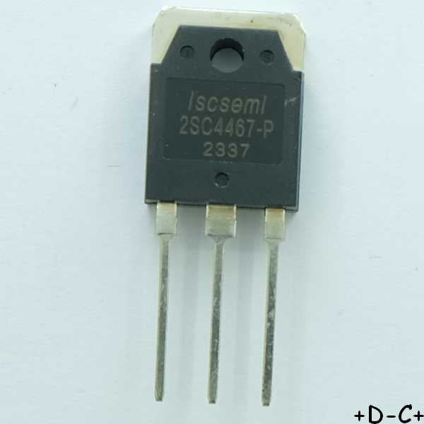 2SC4467 Transistor NPN 120V 8A TO-3P Inchange RoHS