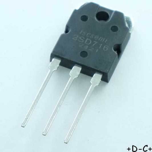 2SD716 Transistor NPN 100V 6A TOP-3 Inchange